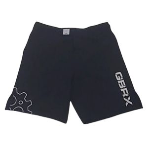 GBRX Board Shorts Beach Volleyball Swim Surf Trunks Drawstring Black Size 38